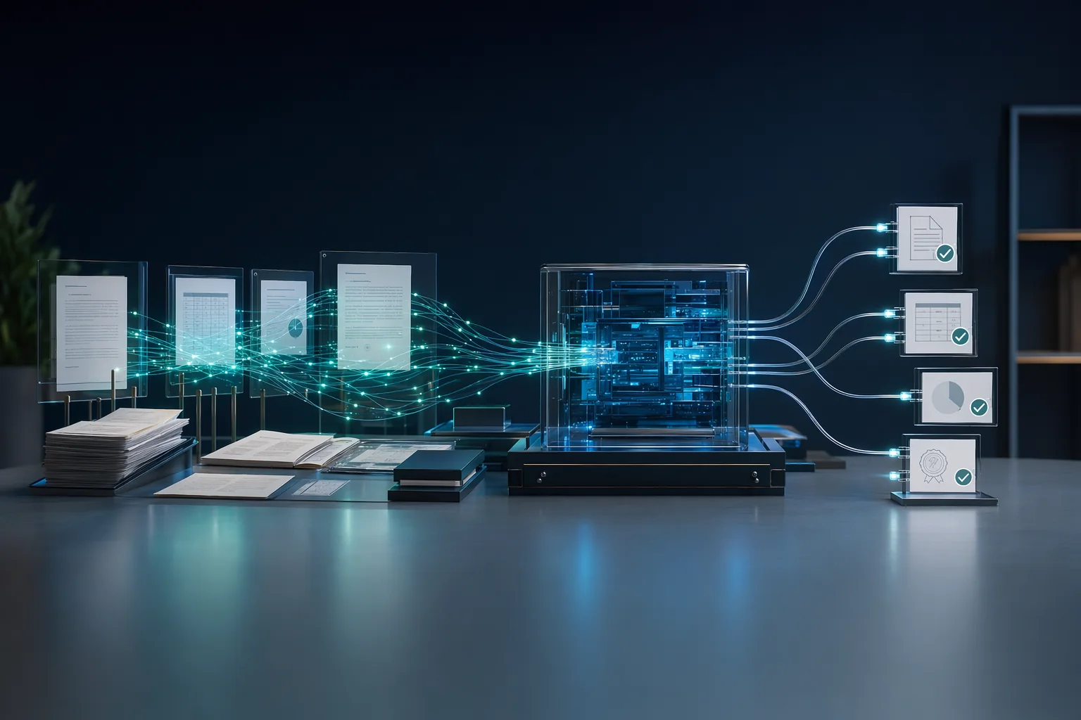 AI system connecting trusted business information and workflows
